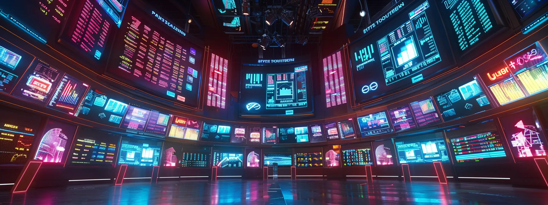 a dynamic and futuristic trading environment showcasing vibrant stock tickers rapidly changing, with glowing notifications and alerts prominently displayed, highlighting the excitement and immediacy of market movements.