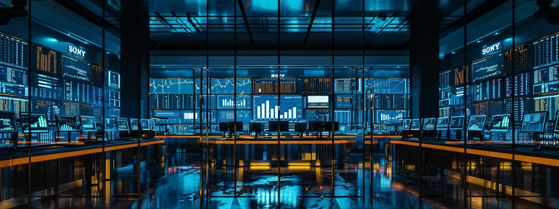 a dynamic, futuristic trading floor with illuminated screens displaying fluctuating market graphs and alerts, symbolizing the critical role of investment alerts in guiding traders through market complexities. a dynamic, futuristic trading floor with illuminated screens displaying fluctuating market graphs and alerts, symbolizing the critical role of investment alerts in guiding traders through market complexities.