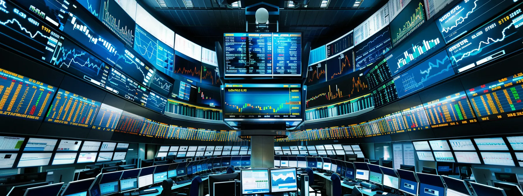 a dynamic trading environment filled with vivid screens displaying fluctuating stock prices and graphs, capturing the intense moment of traders closely monitoring alerts for price changes and market shifts. a dynamic trading environment filled with vivid screens displaying fluctuating stock prices and graphs, capturing the intense moment of traders closely monitoring alerts for price changes and market shifts.