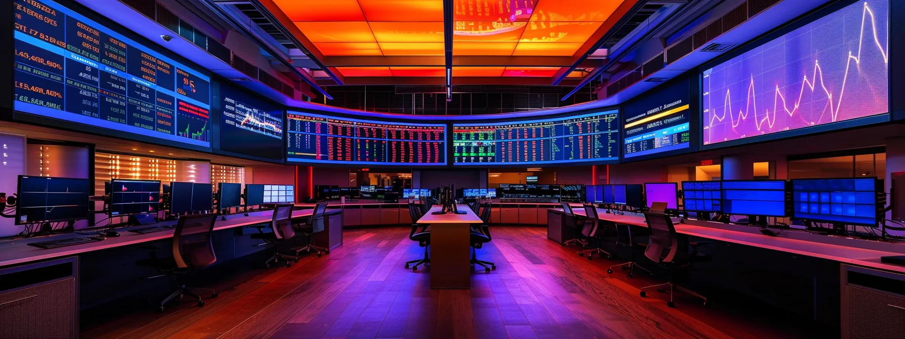 a dynamic trading screen illuminated by vibrant instant notification alerts showcases the urgency and precision of decision-making in the fast-paced financial market.