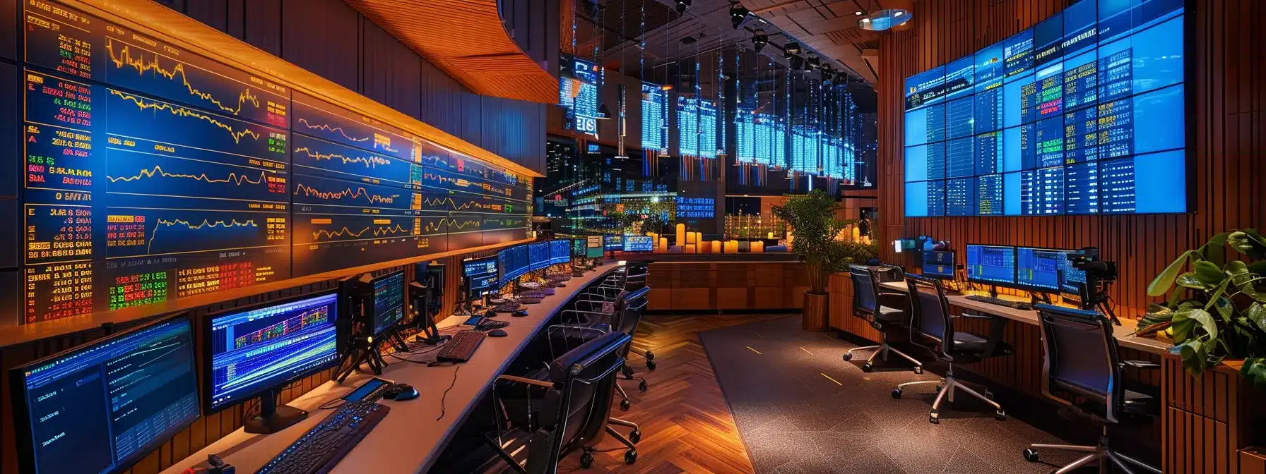 a sleek, high-tech trading setup showcasing a glowing screen filled with real-time stock alerts, surrounded by dynamic graphs and vibrant color-coded data, illuminated by soft, focused lighting to emphasize the intensity and sophistication of modern trading technology. a sleek, high-tech trading setup showcasing a glowing screen filled with real-time stock alerts, surrounded by dynamic graphs and vibrant color-coded data, illuminated by soft, focused lighting to emphasize the intensity and sophistication of modern trading technology.