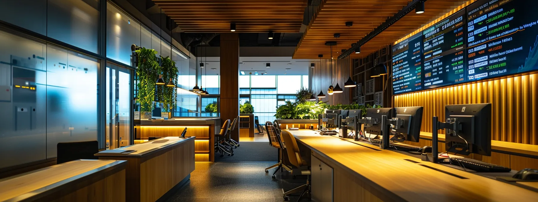 a sleek, modern trading workspace illuminated by soft, natural light showcases a prominent computer screen displaying dynamic stock price alerts, embodying an atmosphere of focused decision-making and strategic investment. a sleek, modern trading workspace illuminated by soft, natural light showcases a prominent computer screen displaying dynamic stock price alerts, embodying an atmosphere of focused decision-making and strategic investment.