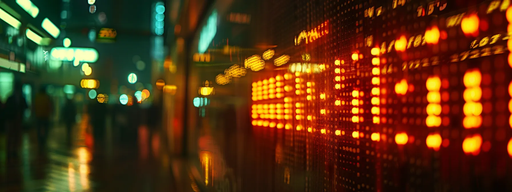 a vibrant close-up of a glowing stock market ticker, prominently displaying fluctuating numbers and arrows, set against a blurred background of a bustling trading floor, symbolizing the urgency and importance of investment alerts in financial decision-making. a vibrant close-up of a glowing stock market ticker, prominently displaying fluctuating numbers and arrows, set against a blurred background of a bustling trading floor, symbolizing the urgency and importance of investment alerts in financial decision-making.